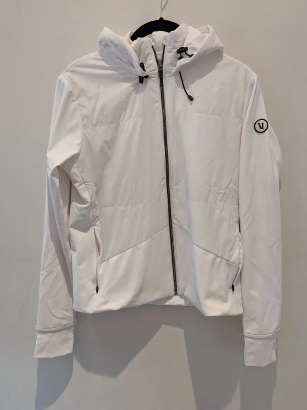 Vuori Chilled Out Full Zip Jacket White Women's Size M